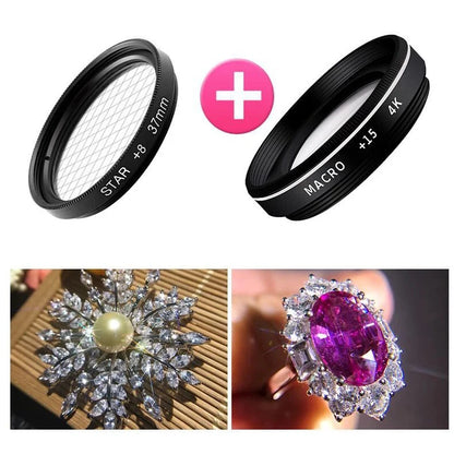 Objectif Macro 37MM 15X 4K HD