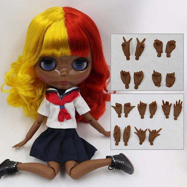 ICY DBS Blyth – poupée 1/6 bjd, jouet mixte coloré, yeux aléatoires, couleurs personnalisées, cadeau anime pour filles