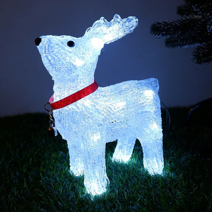 Bonhommes de neige du père noël, élan, ornement lumineux, décoration du jour de noël, éclairage de vacances, cadeaux pour enfants, cadeau du nouvel an, lumière Led de noël