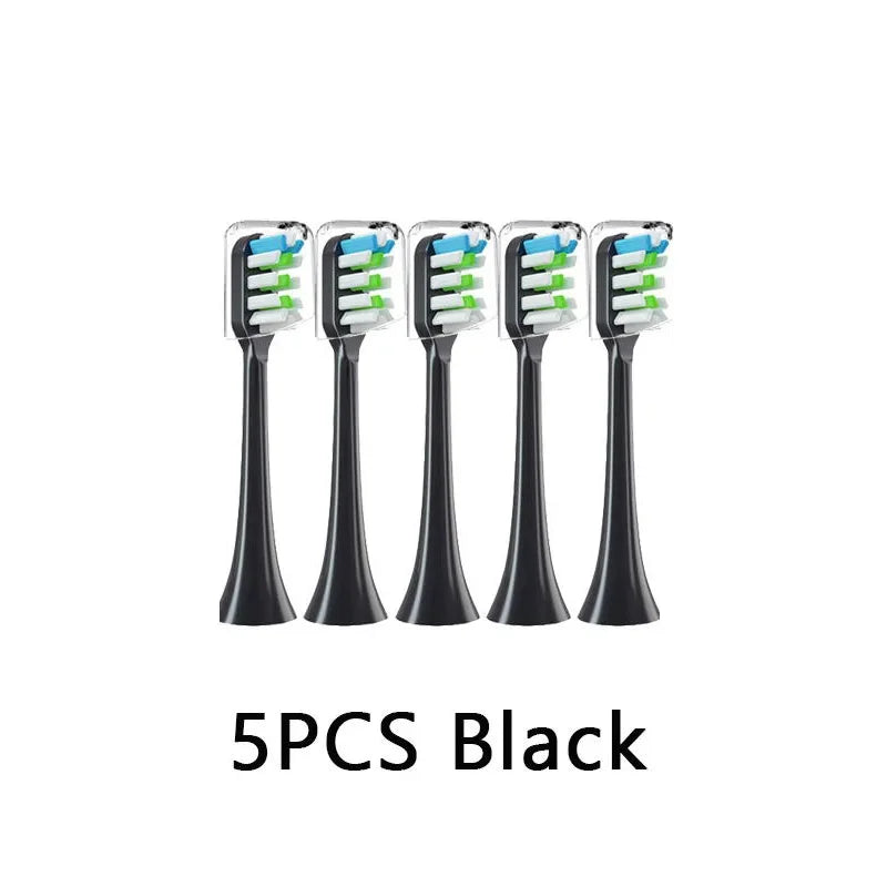 Têtes de brosse de rechange pour Xiaomi SOOCAS X3 X5 V1 X3U, 5 à 10 pièces, têtes de brosse à dents électrique, poils Dupont scellés emballés