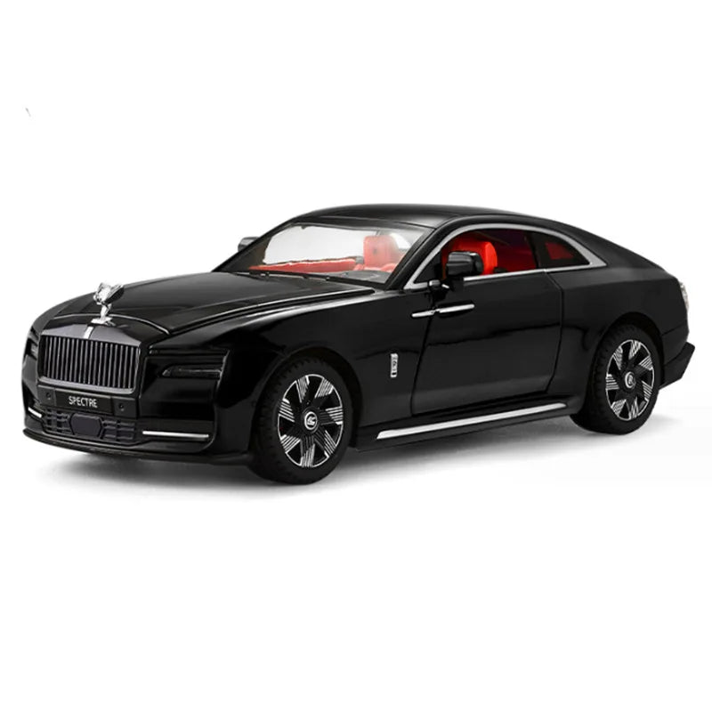 1:24 Rolls Royces Spectre alliage Luxy nouvelle énergie modèle de voiture moulé sous pression et véhicule jouet en métal charge modèle de voiture son lumière enfants cadeaux