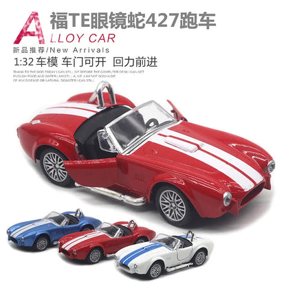1:32 Shelby 427 classique vintage voiture alliage modèle de voiture jouet pour enfants nouveau cadeau de vente chaude