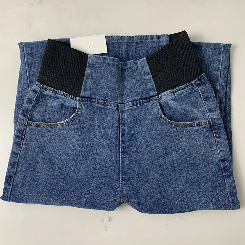 Jean crayon taille haute pour femme, pantalon skinny classique, pantalon en denim décontracté, streetwear, lavage commandé, grande taille 38, fjeros