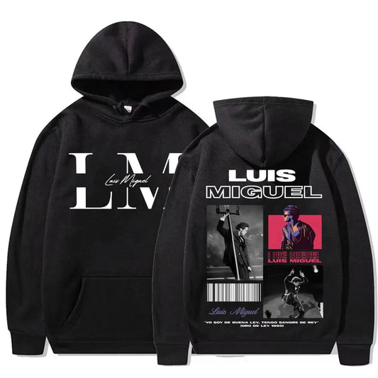 Sweats à capuche graphiques pour hommes et femmes, Rared Luis Miguel Album Tour, Harajuku Hip Hop, Punk, PVD, Sweat à capuche Smile Casual, Haute qualité
