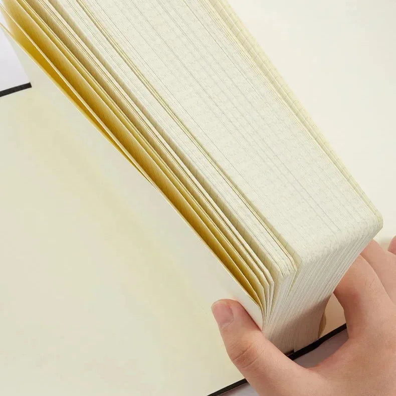 Cahier vierge en cuir souple