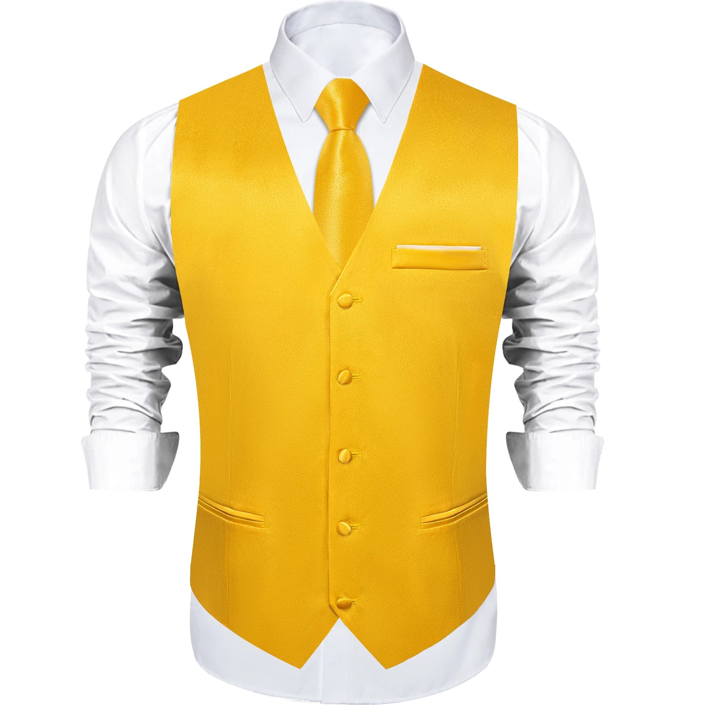 Costume en Satin solide, ensemble gilet et cravate, noir, blanc, bleu, rouge, smoking de mariage pour hommes, gilets d'affaires de luxe, bal de promo, veste sociale sans manches