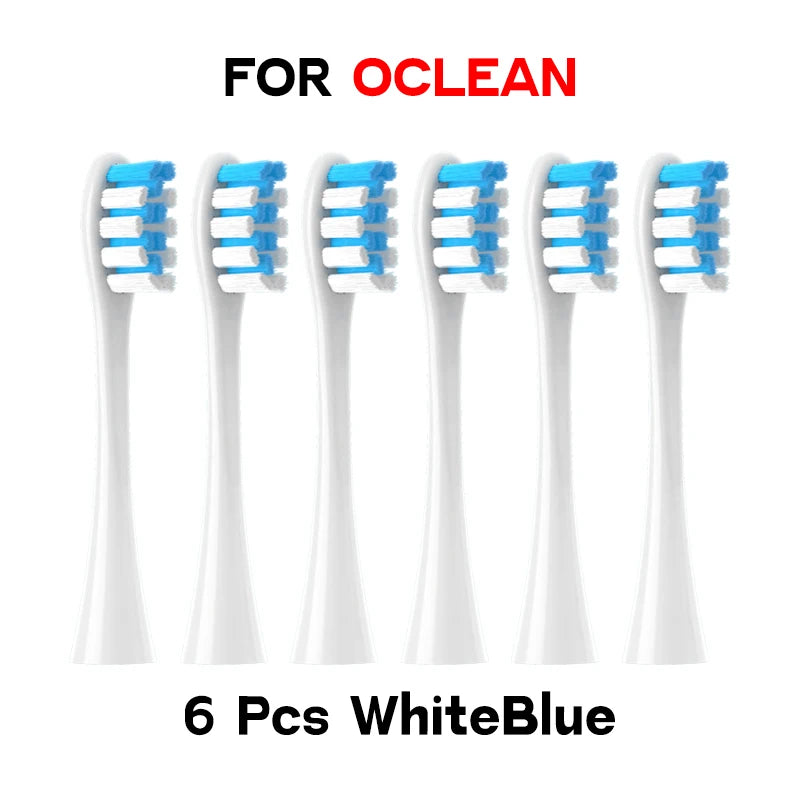 Têtes de brosse à dents de rechange, 10 pièces, pour Oclean, gamme complète, buses DuPont souples, scellées sous vide, emballées