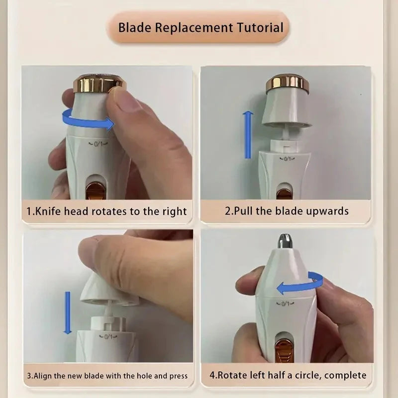 Rasoir électrique pour femmes rasoir féminin tondeuse Bikini rasoirs pour dames corps aisselles jambes Portable épilateur indolore