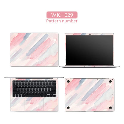 Autocollants Colorés en PVC pour Ordinateur Portable, Accessoire de Bricolage pour Macbook Pro/HP/Acer/Bali/Lenovo, 13, 14, 15.6, 17.3 Pouces