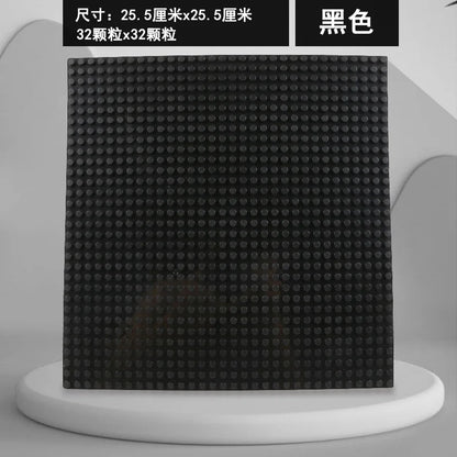 Plaques de base en plastique pour blocs de construction classiques, 32x32 points, jouets de bricolage pour enfants, briques de ville compatibles