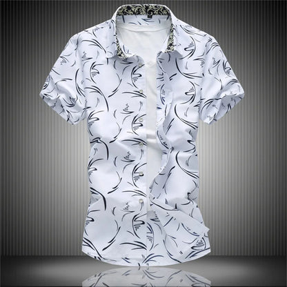 AMP Tree-Chemise hawaïenne imprimée en 3D pour hommes, chemise de plage pour hommes, chemisier à manches courtes, chemises en Y à la mode, 3XL, 2023