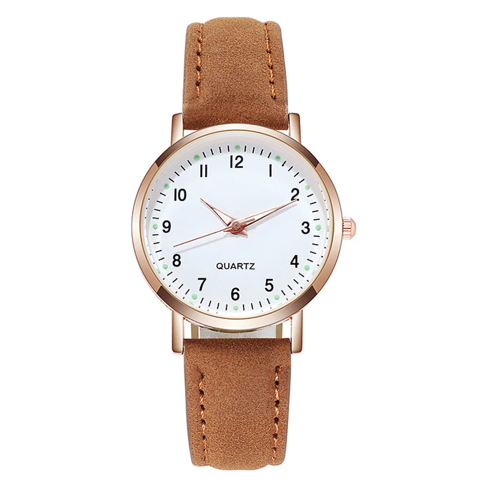 montre pour femme mode décontracté Simple Vintage petit cadran Quartz