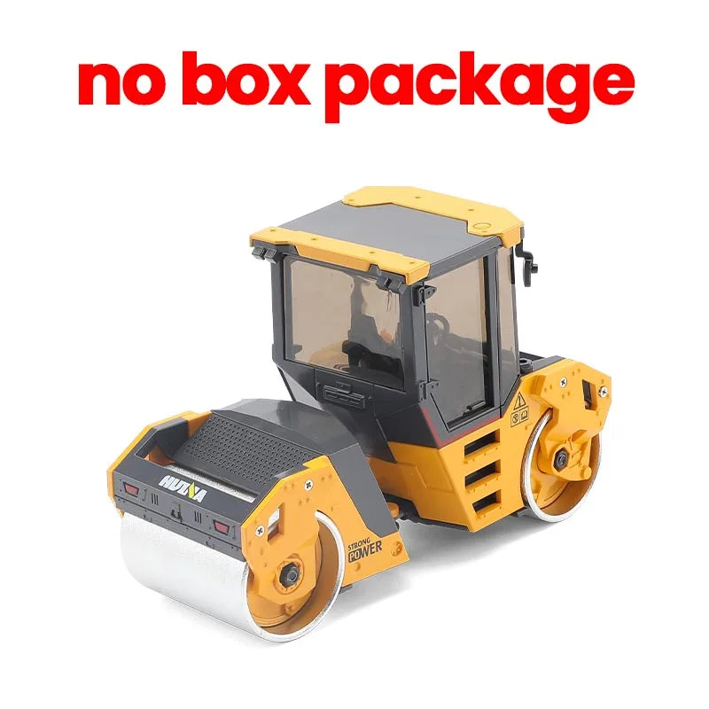 Huina-Modèle de camion à roulettes en alliage pour enfants, modèle à double roue, voitures d'ingénierie, camions Doecast, jouets de collection pour garçons, cadeau, 1/50