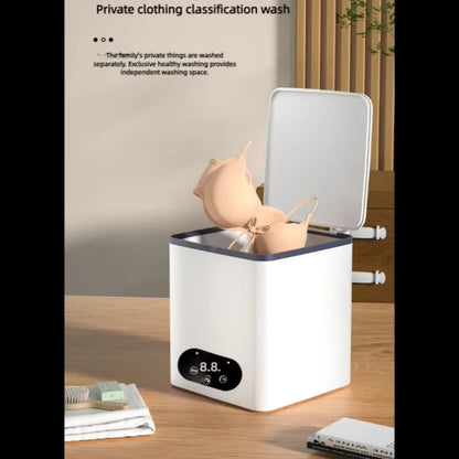 Mini Machine à laver antibactérienne bleu-violet pour chaussettes, sous-vêtements, serviettes, vêtements pour bébé, petits morceaux de linge, lave-linge Compact