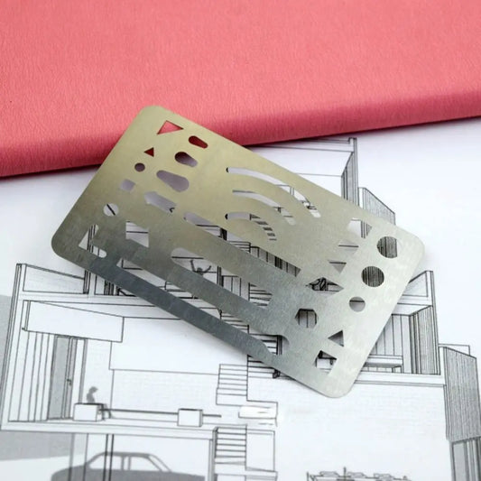 Pochoirs en acier inoxydable,  27 trous, 3 pièces