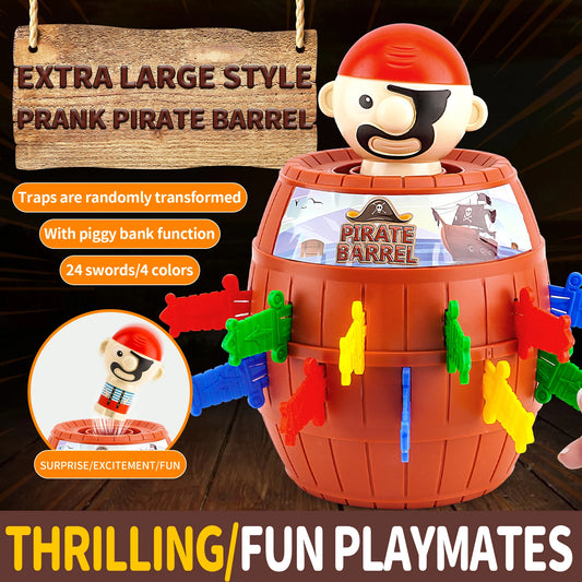 Seau Pirate de bureau, jouet interactif créatif Parent-enfant pour enfants âgés de 3 ans et plus