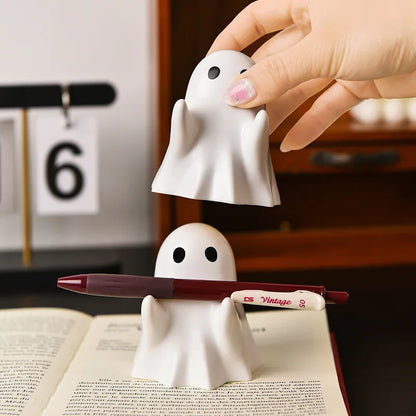 Ornement fantôme porte-stylo mignon d'halloween,