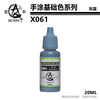 Peinture pigmentée peinte à la main, modèle de série, jouet en x049-x072 irrigation, coloriage, revêtement de stylo à main, similaire à Vallejo Staline, document de base