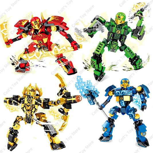 Nouveau Ninja Legacy Kai Jay Zane Lloyd moteur moto blocs de construction briques Mech Robot classique film modèle jouets pour enfants cadeaux