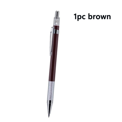 Nouveau crayon mécanique en métal multicolore,