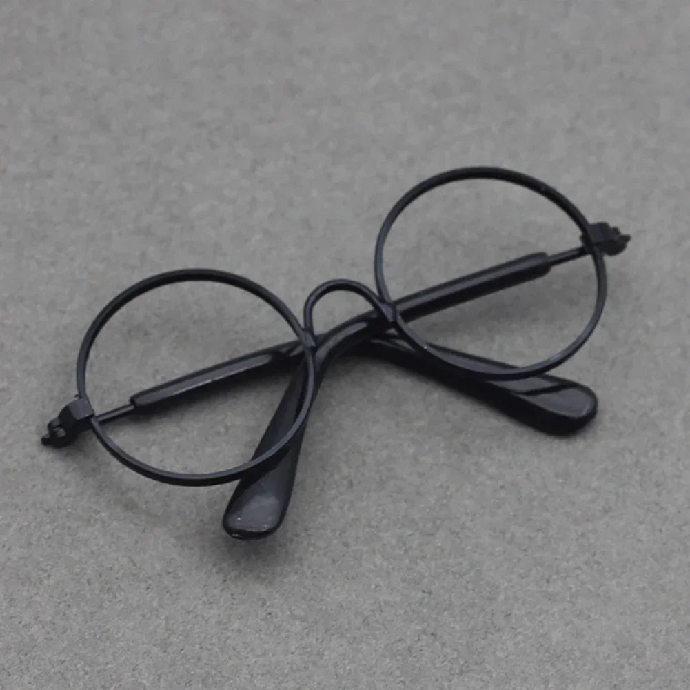 Lunettes de soleil de plage à cadre rond Casting, accessoires de poupées Labubu, seulement 7-8cm, 15 cm, 17cm