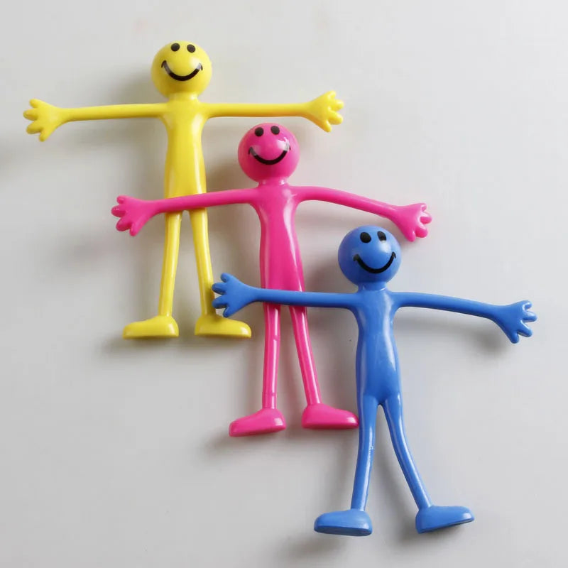 2 pièces nouveauté cadeaux Expression drôle Bendy hommes cadeaux de fête enfants jouets Cool Gadgets Juguetes Nnovedosos Para Niños