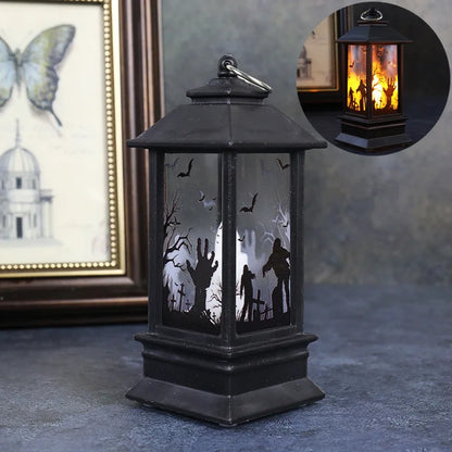 Lampe Décorative à LED Château de Citrouille,