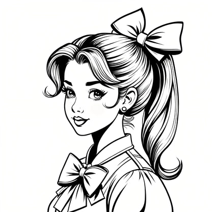 Livre de coloriage rétro pour filles, pour adultes et adolescents, 24 pages, anti-Stress, tue le temps, peinture Graffiti, dessin, cadeaux d'halloween