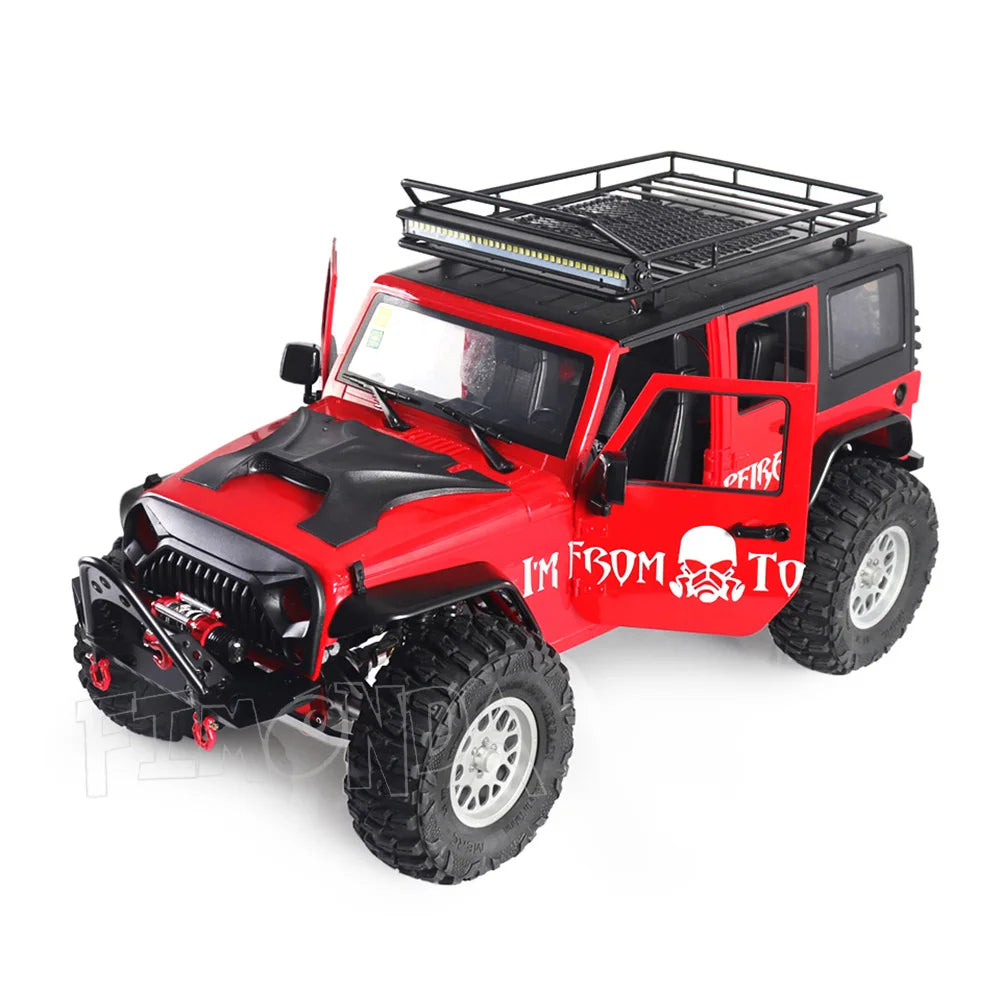 Kit de coque dure Jeep Wrangler JK Rubicon 4 portes, empattement de 313mm, pour voiture 1/10 RC Inoler Axial SCX10 90046 90047 RightEX86100