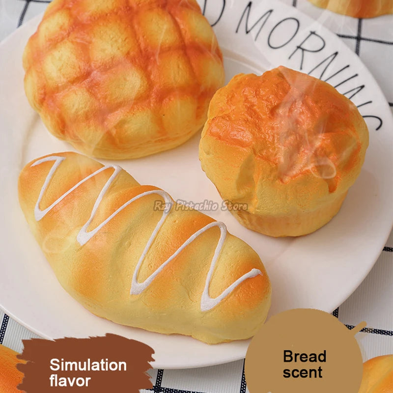 Simulation de pain artificiel, faux modèle alimentaire, Baguette française, gâteau Toast, boulangerie, jeu pour enfants, ensemble de jouets de cuisine, garçon et fille, fausse boulanger