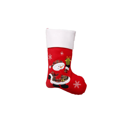 Décorations de noël pour la maison, sac cadeau de bonbons, bas de noël, ornement de noël, décor suspendu pour arbre de noël