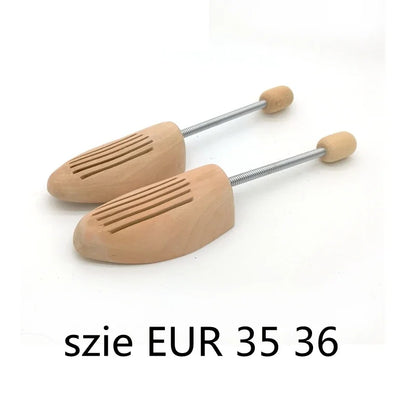 Chaussures à ressort en bois de haute qualité, Support réglable en forme de chaussure, chaussures fixes sans distorsion