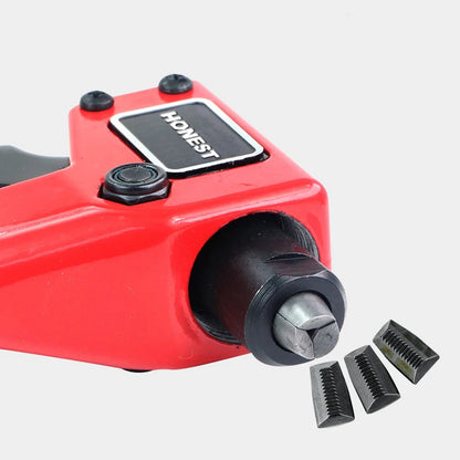 Rap-Duty-Pistolet à riveter ennemi, circulation manuelle de la glycine, conception d'économie de polymérisation, comprend 4 buses interchangeables, 2.4mm, 3.2mm, 4.0mm, 4.8mm