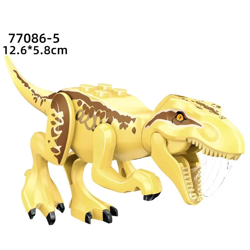 Mini bloc de construction jouet dinosaure jurassique Puzzle Animal tyrannosaure Rex ptérosaure bloc de construction jouet cadeau pour enfants