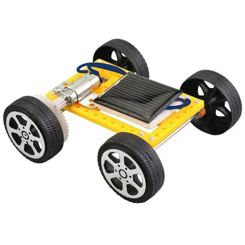 Jouets de bricolage pour enfants, mini voiture solaire 62, kit ABS, gadget amusant, expérience scientifique, 1 ensemble
