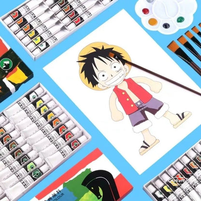 Ensemble de peintures acryliques professionnelles 12/18/24/36 couleurs, 12ML, peint à la main, dessin mural, artisanat, peinture, Pigment, fournitures d'art