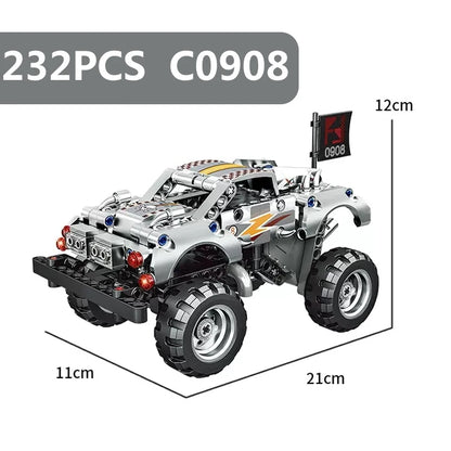 City rib-décennie s de construction Monster Jam, briques techniques, voiture Max-D, camion requin angiToothed, jouets compatibles avec 42134
