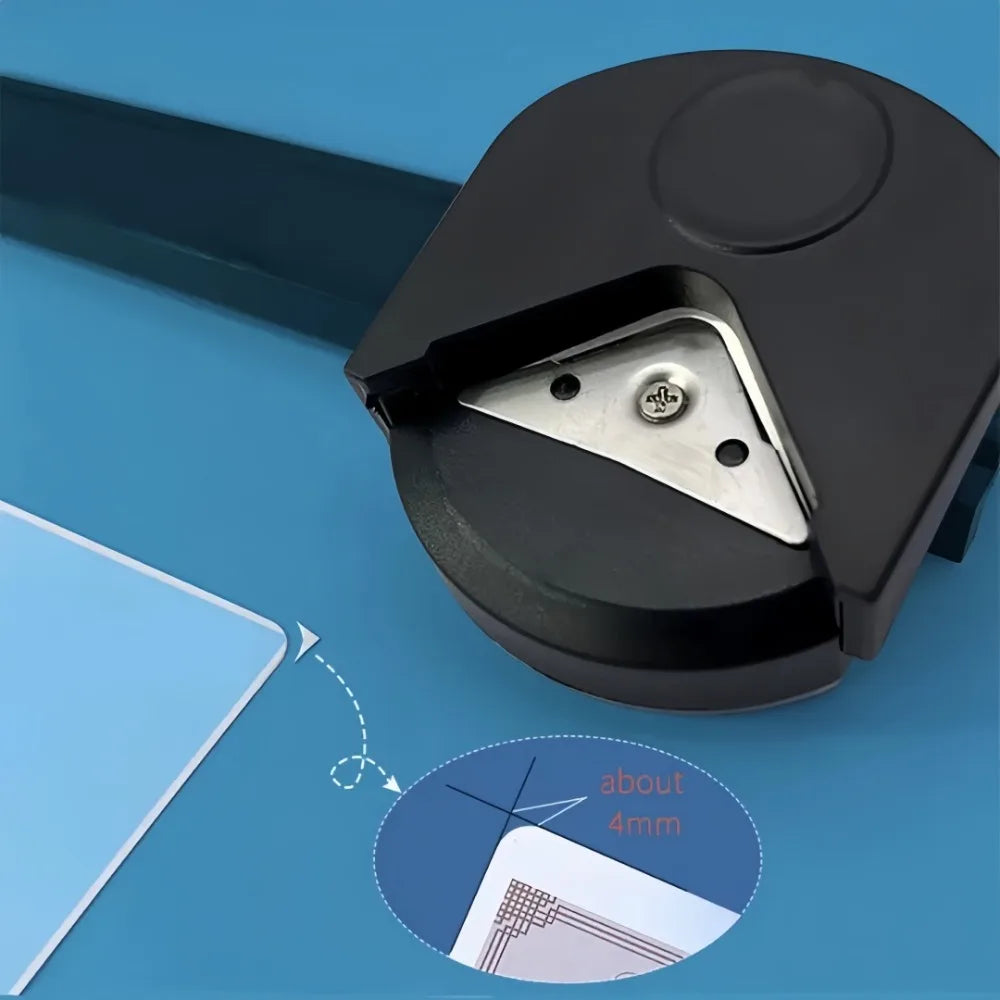 Machine de découpe de trous de papier arrondis à rayon de coupe-papier pour Photos de Film scellé en plastique, coupe-Photo incurvé à feuilles mobiles, papeterie