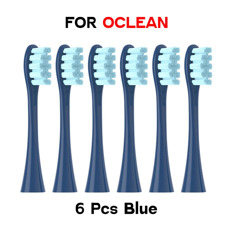 Têtes de brosse à dents de rechange, 10 pièces, pour Oclean, gamme complète, buses DuPont souples, scellées sous vide, emballées