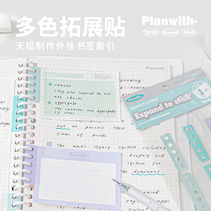 Autocollants en papier auto-adhésif, perforateur, auto-adhésif, pour cuir chevelu, 2 feuilles/18 pièces