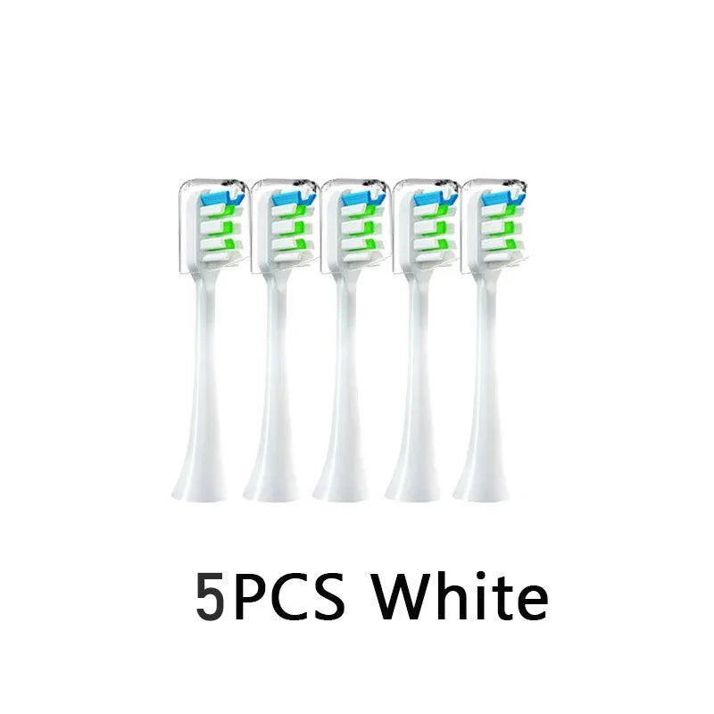 Têtes de brosse de rechange pour Xiaomi SOOCAS X3 X5 V1 X3U, 5 à 10 pièces, têtes de brosse à dents électrique, poils Dupont scellés emballés