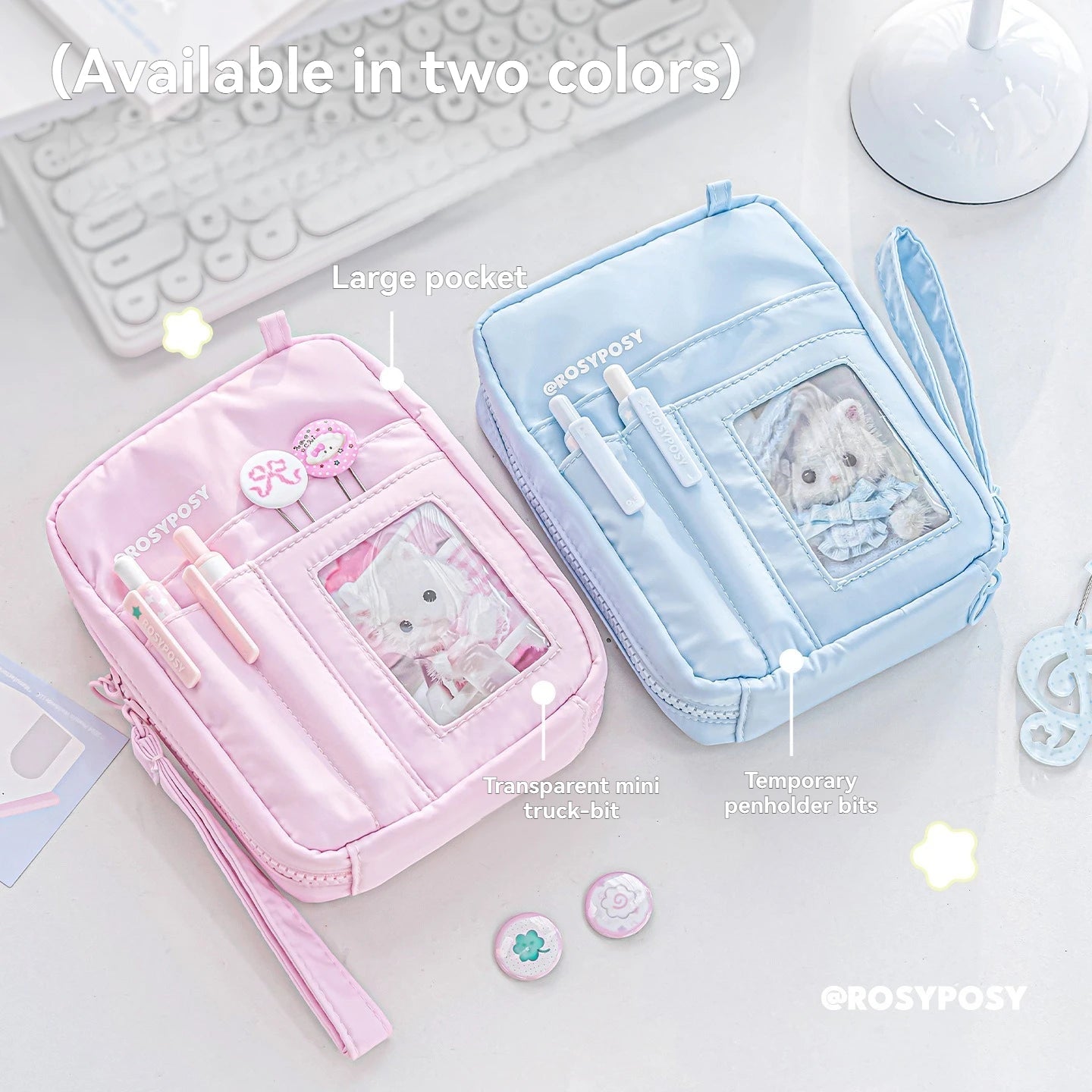 Sac de rangement multi-poches pour accordéon d'orgue, sac de rangement multifonctionnel mignon, protection pour passeport et documents