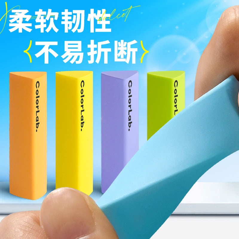 Gomme M&G, gomme triangulaire, gomme à crayon,