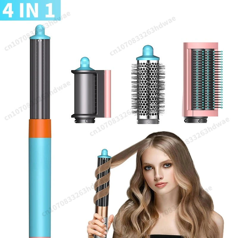 Ensemble de coiffure 6 en 1, sèche-cheveux 220V, brosse à Air chaud pour bouclage automatique, outils de coiffure à ions négatifs, meilleur cadeau pour femmes