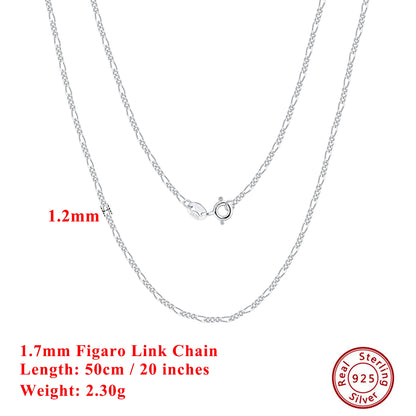 Effie Queen Chic 925 en argent Sterling chaîne de base ras du cou Simple collier bijoux exquis pour hommes et femmes tenue décontractée SC07