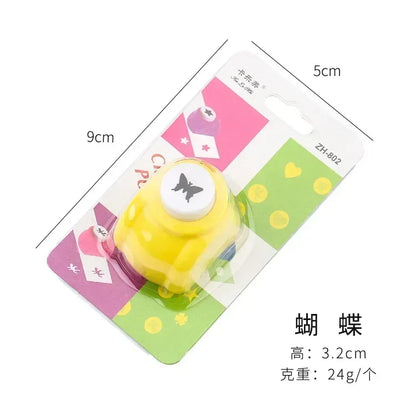 Scrapbook poinçons à la main coupe carte artisanat Mini impression papier poinçon bricolage fleur papier artisanat poinçon trou perforateur enfants jouet