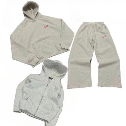 Y2K – costume rétro décontracté pour hommes, européen et américain, brodé, ample, mode, vêtements de sport gothiques, vêtements de rue, offre spéciale