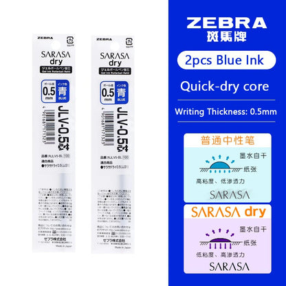 Stylos à encre Gel couleur zèbre JJ15  haute capacité rechargeable