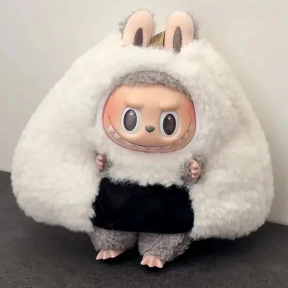 Vêtements de poupée pour Labubu Wacky Mart ami crevettes, vêtements faits à la main 17cm, accessoires de poupée pour déguisement Labubu V1 V3