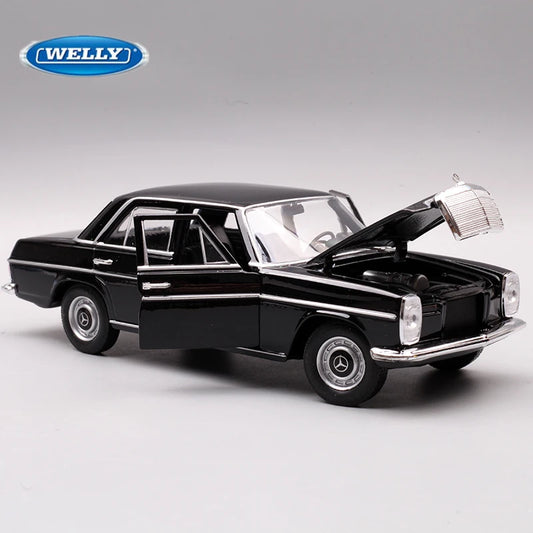 WELLY 1:24 mercedes-benz 220 alliage classique modèle de voiture Simulation moulé sous pression en métal rétro vieille voiture véhicules modèle Collection enfants cadeau